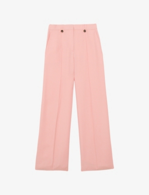 Womens Reiss Magda Wide-Leg Woven Suit Trousers