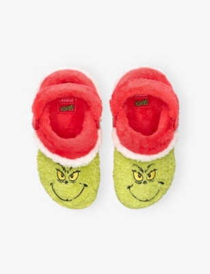 CROCS: Kids' The Grinch Lined Rubber Clogs