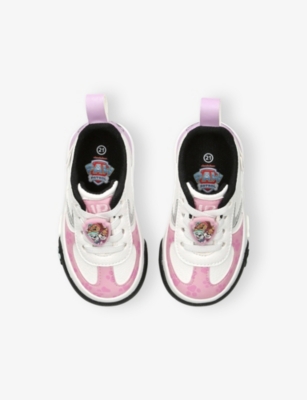 GROUND UP: Kids' Paw Patrol Court Leather Trainers
