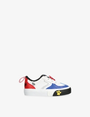 GROUND UP: Kids' Paw Patrol Court Leather Trainers