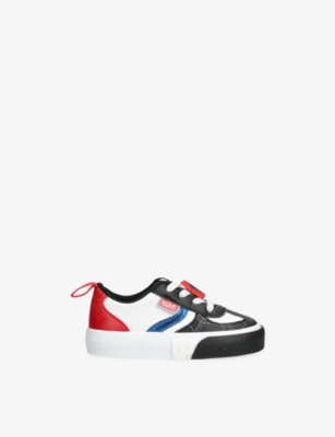 GROUND UP: Kids' Marvel Leather Trainers