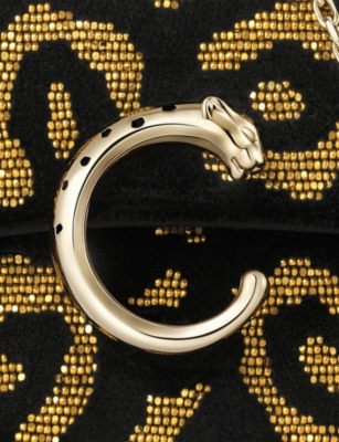 CARTIER: Panthère C de Cartier Mini Model Beaded Shoulder Bag