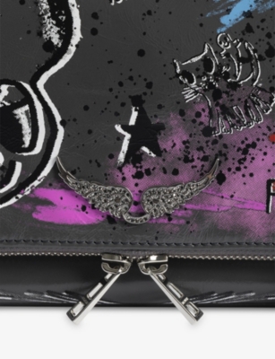 ZADIG&VOLTAIRE: Rock Humberto Leather Clutch Bag
