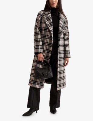 PHASE EIGHT: Cassie Checked Woven Coat