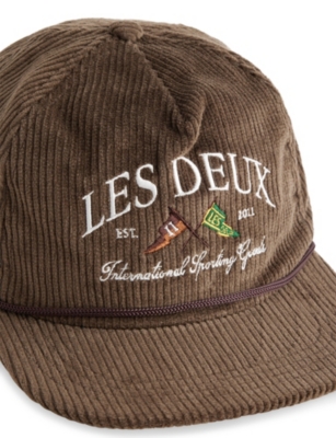 LES DEUX: Ivy League Cotton-Cord Baseball Cap