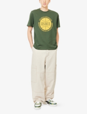 LES DEUX: Ben Basketball Cotton-Jersey T-Shirt