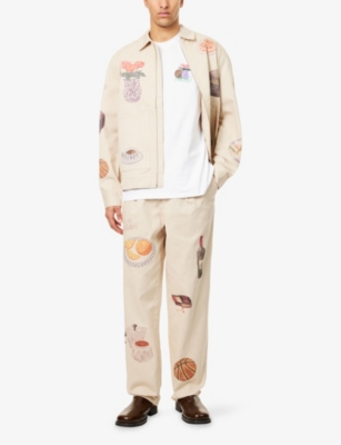 LES DEUX: Cole Table Crewneck Cotton-Jersey T-Shirt