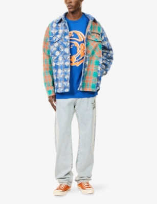 BILLIONAIRE BOYS CLUB: Diamond Checker Flannel Shirt