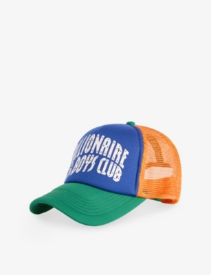 BILLIONAIRE BOYS CLUB: Arch Logo Mesh-Back Woven Trucker Cap
