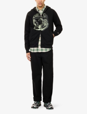 BILLIONAIRE BOYS CLUB: Glow Astro Graphic-Print Cotton Hoody