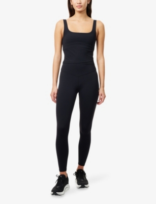 Vuori Womens Black All The Form Square-neck Sports Bra In Black