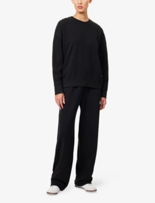 Vuori Womens Black Sedona Weekender Cotton-blend Sweatshirt In Multi