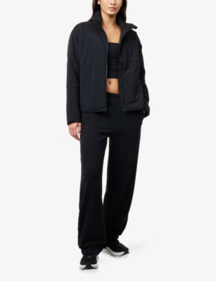 Vuori Womens Black Canyon Insulated High-neck Woven Jacket In Black