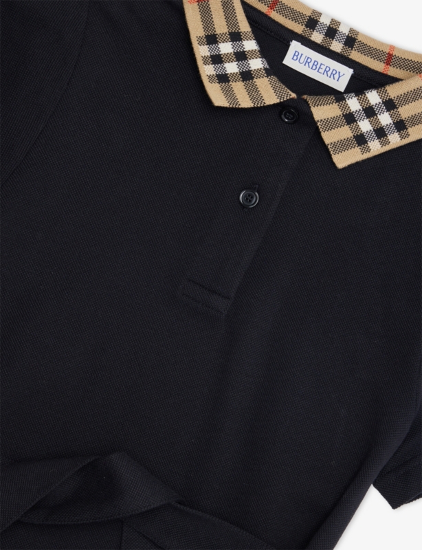 Astrid Check Collar Cotton Dress 3-14 Years