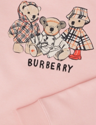 BURBERRY: Thomas Bear And Friends Stretch-Cotton Sweatshirt 4-10 Years