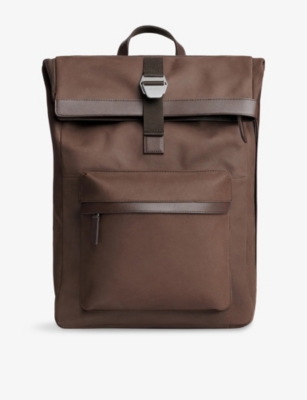 Carl Friedrik Womens Chocolate Cityhopper Nylon Backpack In Brown