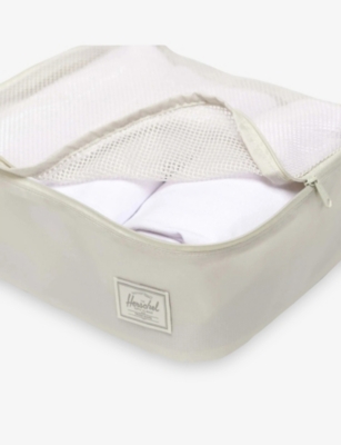 Herschel Supply Co Moonbeam Tonal Kyoto Packing Cubes Set Of Four In Silver