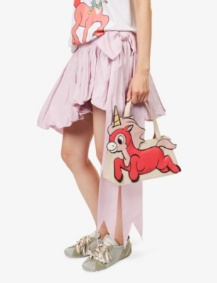 MAX ALLEN: Harry Lambert for Max Allen x Disney Unicorn Leather Shoulder Bag