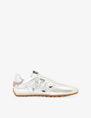 Allsaints: Liam Leather Trainers