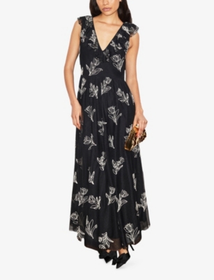 RO&ZO: Tallulah Embroidered Tulle Maxi Dress