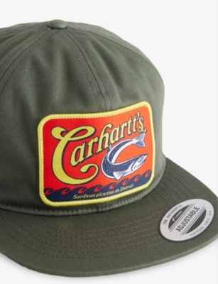 Carhartt Mens  Wip Sardinas Marlin Adjustable Cotton Cap In Gray