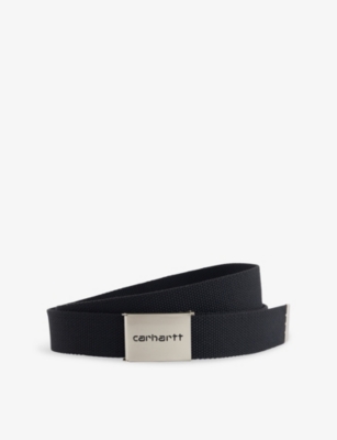 Carhartt Mens  Wip Clip Woven Belt In Black
