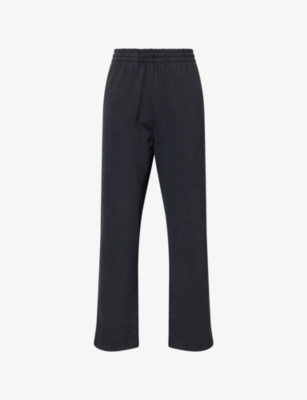 NEW ERA: Washed Straight-Leg Cotton-Jersey Jogging Bottoms