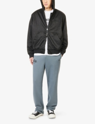 NEW ERA: LA Lakers NBA Straight-Leg Cotton-Blend Jogging Bottoms