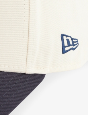 New Era Womens  New York Yankees Mlb Colour Block 9forty Adjustable Cotton Cap In Sand