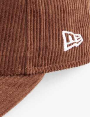 New Era Womens  New York Yankees Cord 9forty Adjustable Cotton Cap In Brown