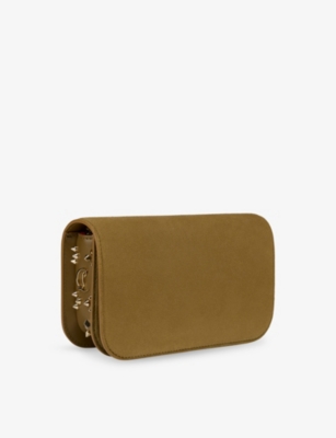 CHRISTIAN LOUBOUTIN: Paloma Small Leather Clutch