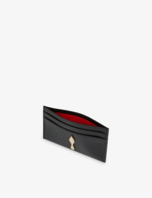 CHRISTIAN LOUBOUTIN: Bettina Leather Card Holder
