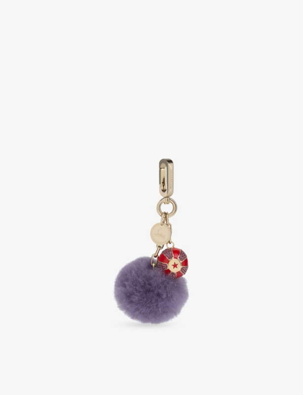 Circus Pom Pom Steel Keyring
