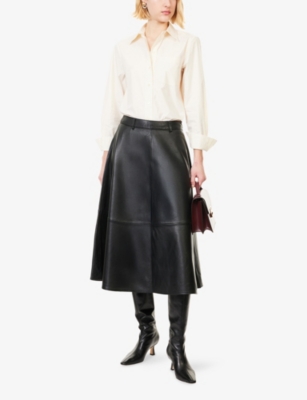 SKALL STUDIO: Nicci Relaxed-Fit Cotton-Poplin Shirt