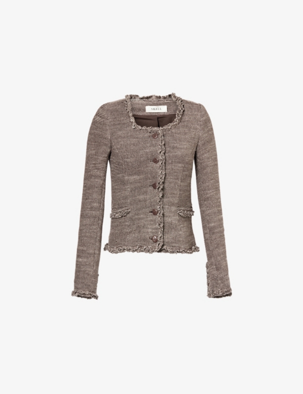 Rosa Cinched Cotton And Wool Jacket