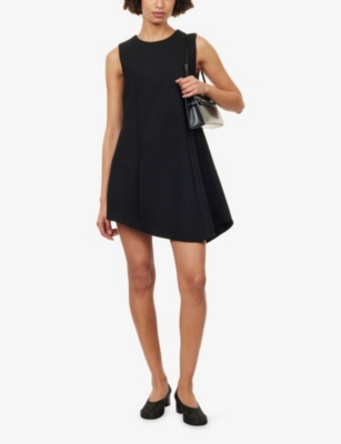 SKALL STUDIO: Phillippina Sleeveless Wool Mini Dress