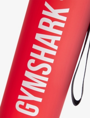 Gymshark Mens Athletic Burgundy Branded Sports Plastic Bottle In Red