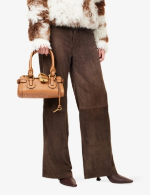 Chloé Womens Mustang Brown Paddington Small Leather Top-handle Bag In Brown