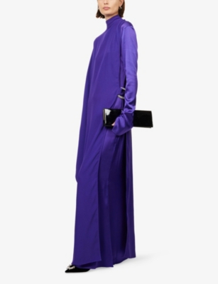 TALLER MARMO: Michele Cape Woven Maxi Dress