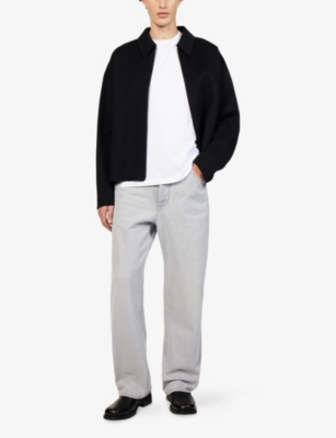 Paige Mens  Sorden Crew-neck Cotton T-shirt In White