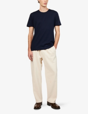 Paige Pima Cotton Sorden T-shirt In Black