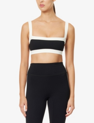 MONDAY SWIMWEAR: Outpost Square-Neck Sports Bra