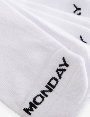 Monday Swimwear Womens  Monday Cotton Socks In White