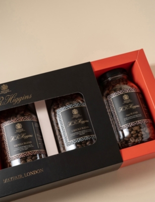 H.R.HIGGINS: Heritage Coffee Collection of 3 Jars 590g