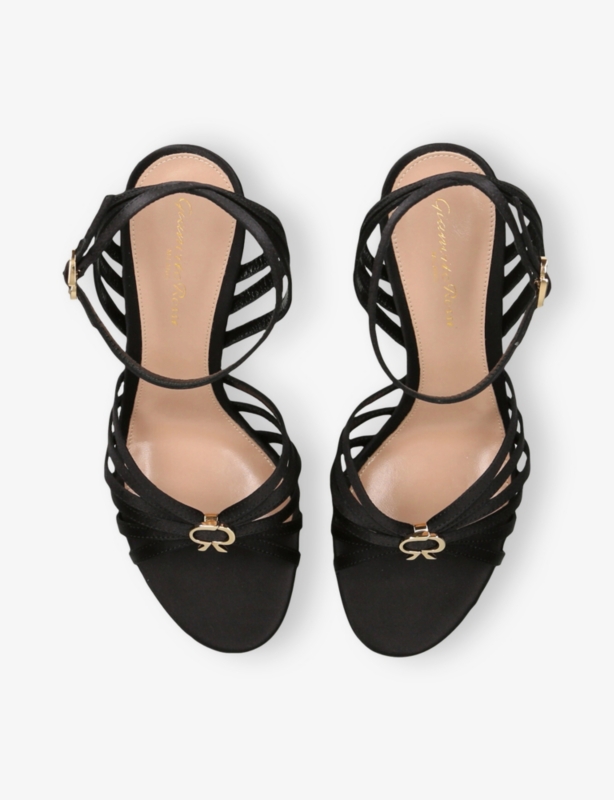 Rita Satin Heeled Sandals