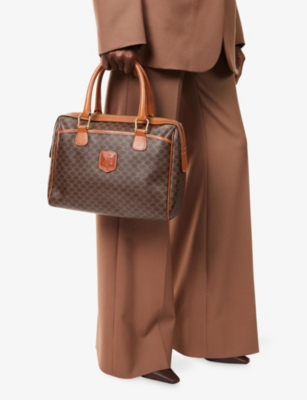 RESELFRIDGES: Pre-Loved Celine Macadam Coated Canvas Handbag