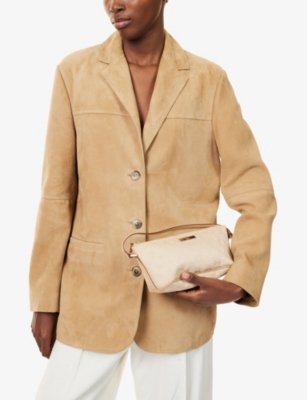 RESELFRIDGES: Pre-Loved Gucci GG Canvas Boat Shoulder Bag