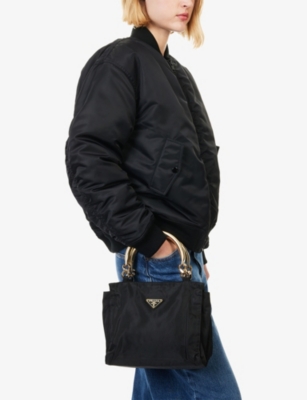 RESELFRIDGES: Pre-Loved Prada Gaufre Nylon Crossbody