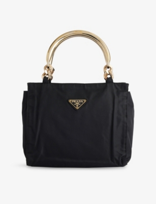 RESELFRIDGES: Pre-Loved Prada Gaufre Nylon Crossbody