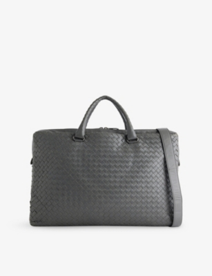 RESELFRIDGES: Pre-Loved Bottega Veneta Intrecciato Leather Business Bag